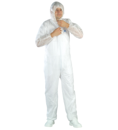 WHITE SPP COVERALL