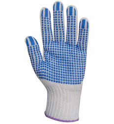 Glove dotted men blue